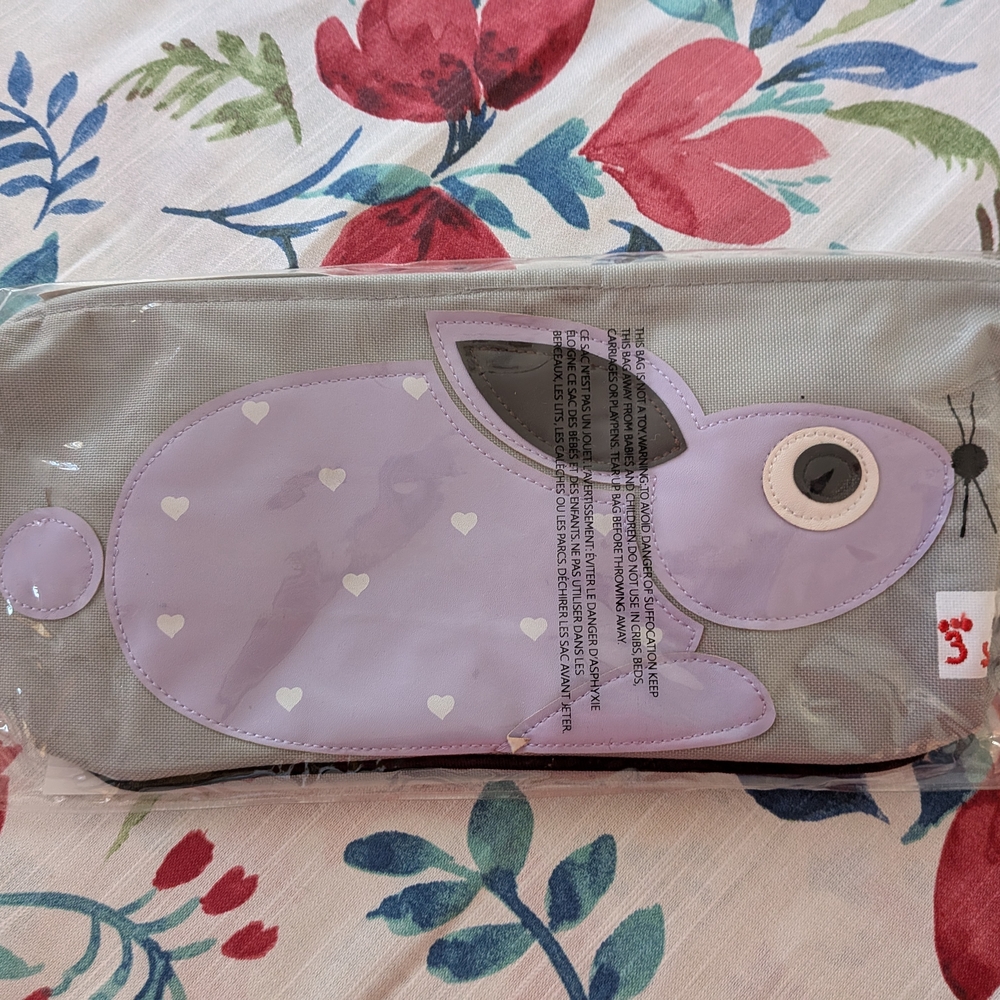 3 Sprouts Purple Rabbit Stroller Organizer - Picture 2 of 3